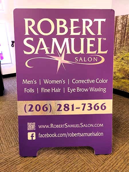 Custom sidewalk signs